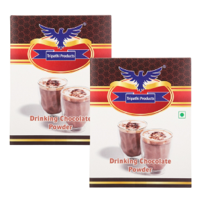 Drinking Chocolate Powder – 2 x 100 g | Carton Pack | Rich & Creamy Hot Chocolate Mix | Tripathi Products
