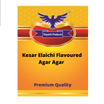Kesar Elaichi Flavoured Agar Agar Powder 100g | Vegetarian Jelly Setting Agent | Tripathi Products