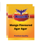 Mango Flavoured Agar Agar Powder 2 × 100g | Vegetarian Jelly Setting Agent | Tripathi Products