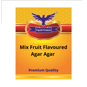 Mixed Fruit Flavoured Agar Agar Powder 100g | Vegetarian Jelly Setting Agent | Tripathi Products