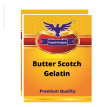 Butter Scotch flavButter Scotch flavoured Gelatin Powder – Food Grade Setting Agent for Desserts, Baking & Confectionery – 2 x 100 g |Tripathi Products