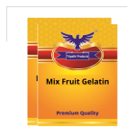 Mixed Fruit flavoured Gelatin Powder – Food Grade Setting Agent for Desserts, Baking & Confectionery – 2 x 100 g |Tripathi Products
