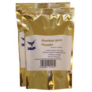 Xanthan Gum Powder – 2 x 100g | Pouch Pack | Food Grade Thickener & Stabilizer | Gluten-Free Baking & Cooking | Tripathi Products
