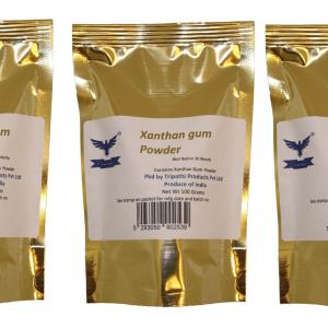 Xanthan Gum Powder – 3 x 100g | Pouch Pack | Food Grade Thickener & Stabilizer | Gluten-Free Baking & Cooking | Tripathi Products